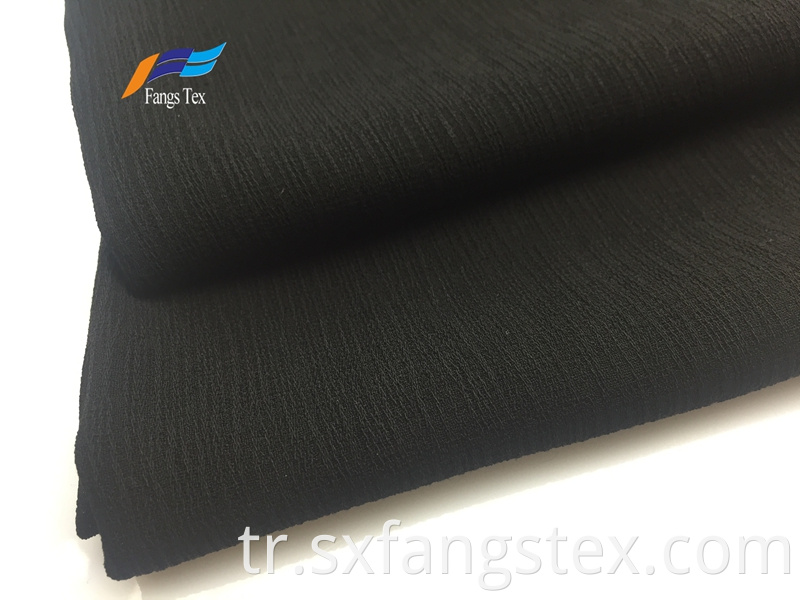 Breathable 100% Polyester Bark Crepe Chiffon Abaya Fabric